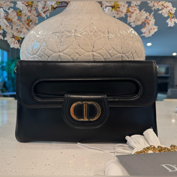 Dior Handbags - Sold x DIOR Logo Double Bag Black